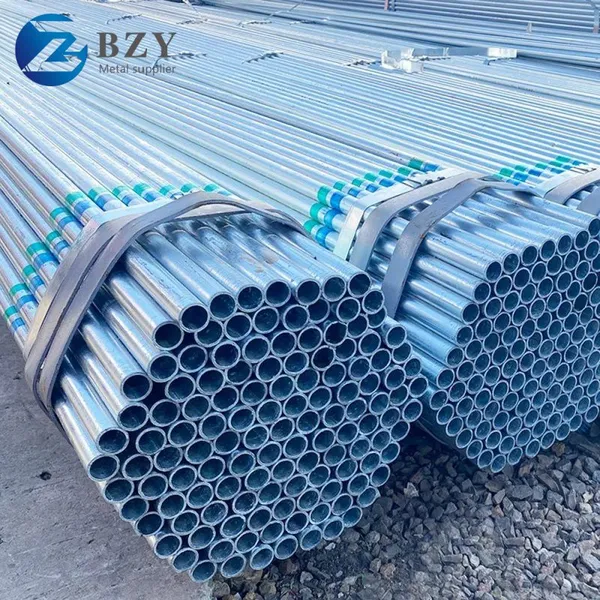 Q195 Galvanized Round Fence Steel Pipe Galvanized Scaffolding Steel Tube g I Pipe photo-3