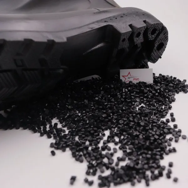 Recycled PVC Material Pellets for Gumboot and Rain Boot Starpvc Brand 1.18g/Cm photo-2