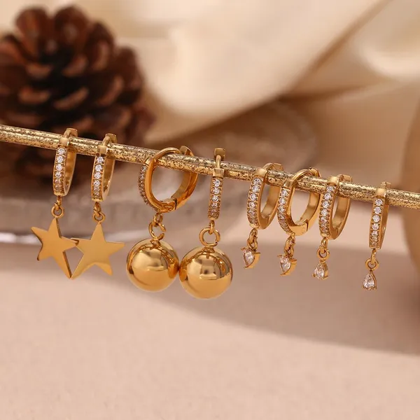 Bulk Stainless Steel Earrings 316L Surgical Steel Post Earrings With Mirror Polish for Wholesale photo-5