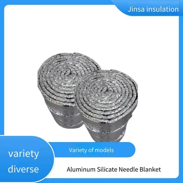 Jinsa 3600*610*20mm Aluminum Silicate Needle Punched Felt With Good Thermal Insulation Effect, Factory Customization