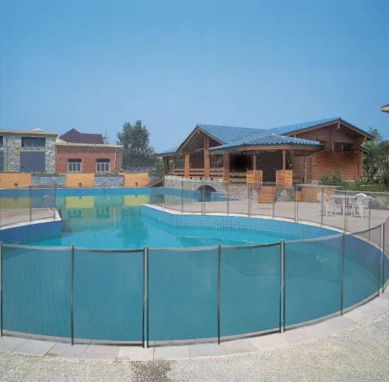 Fire-Retardant PVC Coated Woven Mesh Fabric – Textilene for Swimming Pool Safety Screens, Complies With International Safety Regulations photo-2
