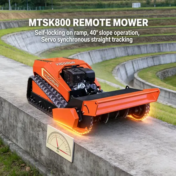 Patented MTSK800 Remote Flail Mower – Vigorun Tech‘s Latest Innovation for Professional Vegetation Management