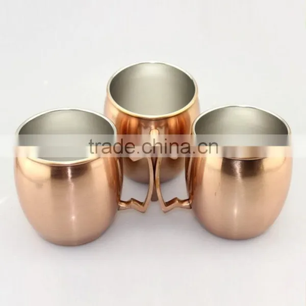 16OZ Moscow Mule Copper Mug for Cocktail Vodka Beverages Solid Copper photo-2
