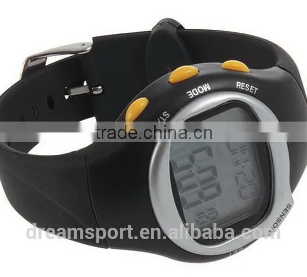 Water Resistant Finger Sensor Heart Rate Watch Pulse Digital Slap Wrist Watch photo-2