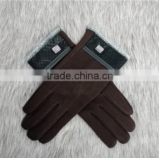 Men's Touch Screen Gloves , Fashion Full Finger Cycling Gloves With Warm Fluff photo-4