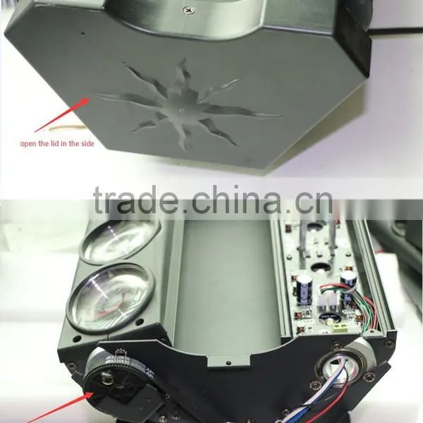 dj Equiment 8 Eyes Led Beam Spider Light RGBW 8*10W Led Stage Lighting Effect Led Moving Beam Spider Light photo-3