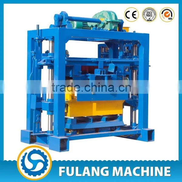 QT40-2 Concrete Block Making Machine With High Viberating Force