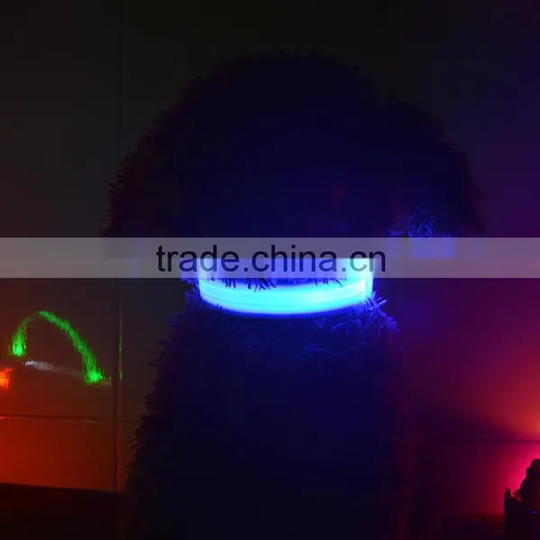 Wholesale LED Luminous Nylon Pet Dog Collars photo-2
