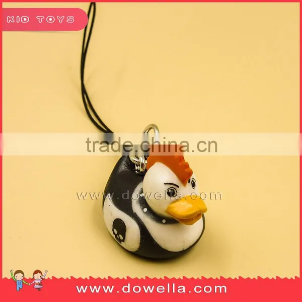 Rubber Color Duck With Keychain/plastic Keychain Gift photo-2