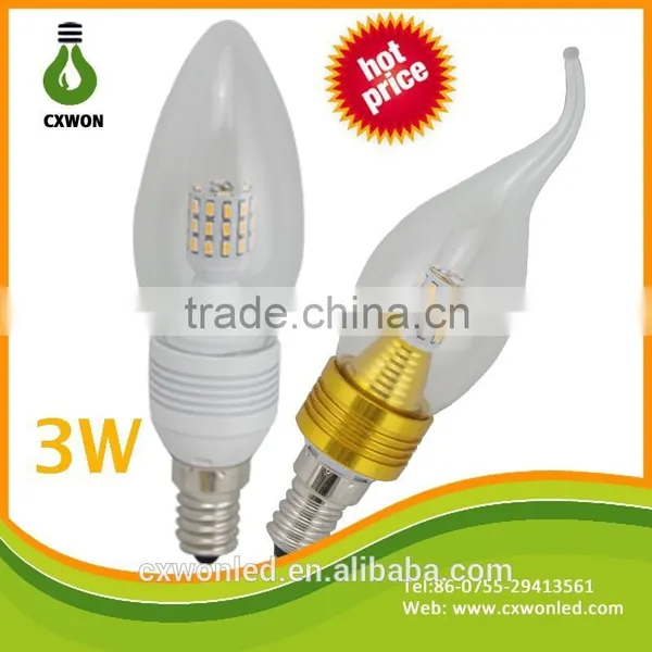 250LM Light Candle, Aluminum LED Candle Wholesale, E14 LED Candle Bulbs 3W 5W photo-5