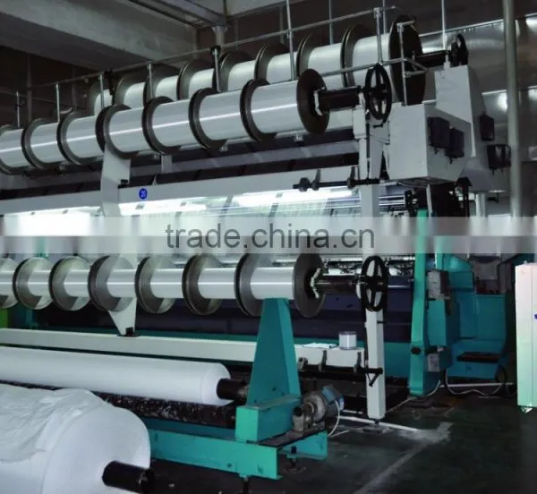Double Needle Bed Warp Knitting Machine