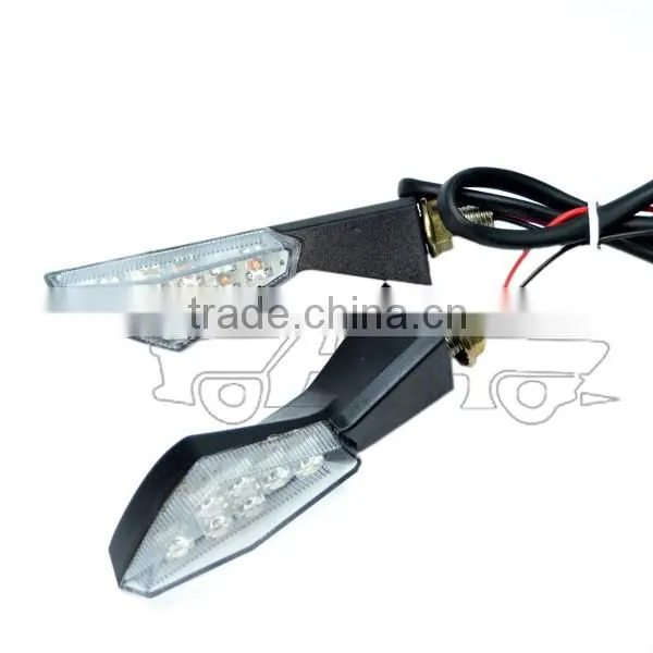 BJ-SL-029 Universal Black Warning Lights for Motorcycle photo-2