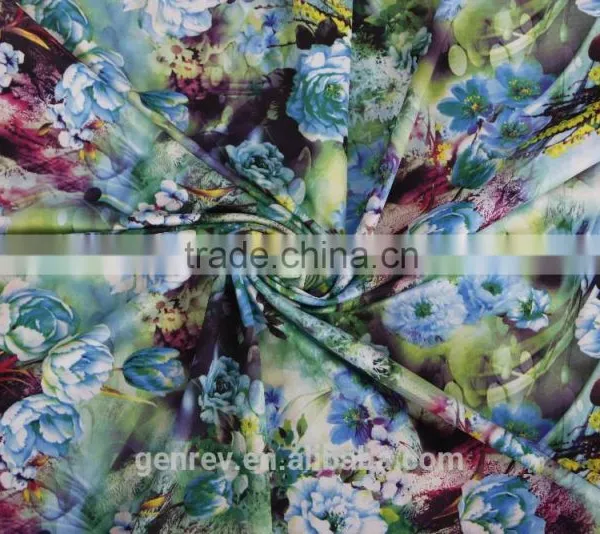 Poly Knit Fabric Polyester Printed Fabric Fabric Printing photo-2