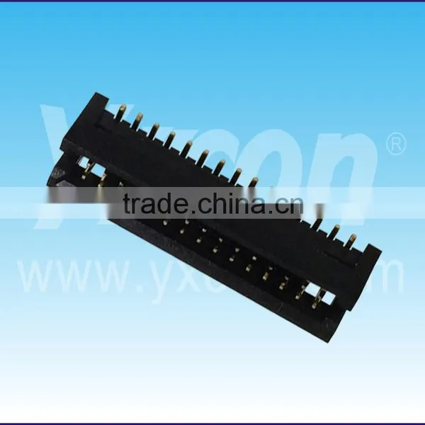 Dongguan Supplier 1.27mm Pitch Vertical SMD Two Rows With Locating Pegs Box Header Connector photo-6