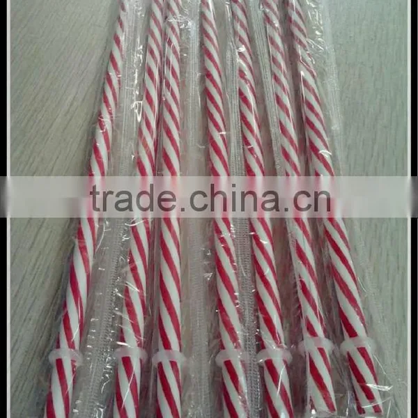 Eco-friendly Striped Plastic Drinking Straw Quality Choice photo-2