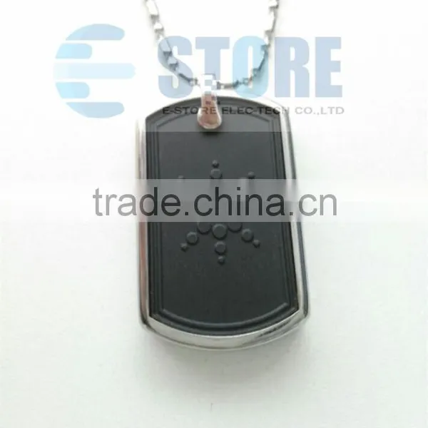Rectangle Sun Flower Design Negative Ion Necklace Scalar Energy Pendant With Stainless Steel Protect Circle photo-5