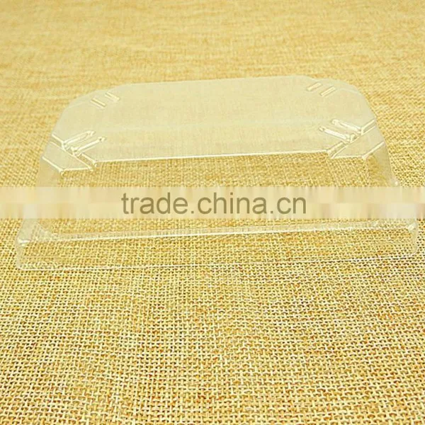 OPS Plastic Disposable Embossing Sushi Box Container Tray With Clear Lid photo-5