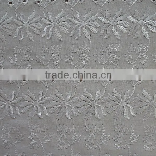 High Quality Polyester or TC Embroidery Lace Fabric for Sale photo-3