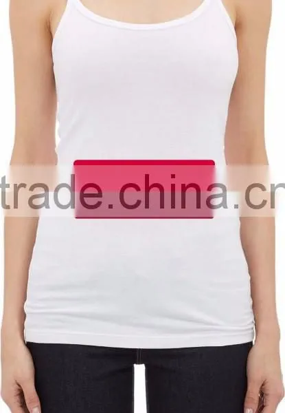 Seamless Knitted Lady Tank Top,Printed Tank Top,Custom Print Tank Top