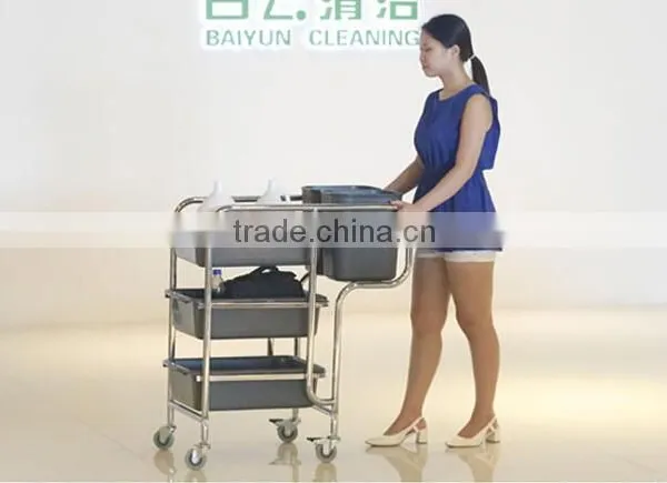 3 Tier Black Utility Heavy Duty Cart