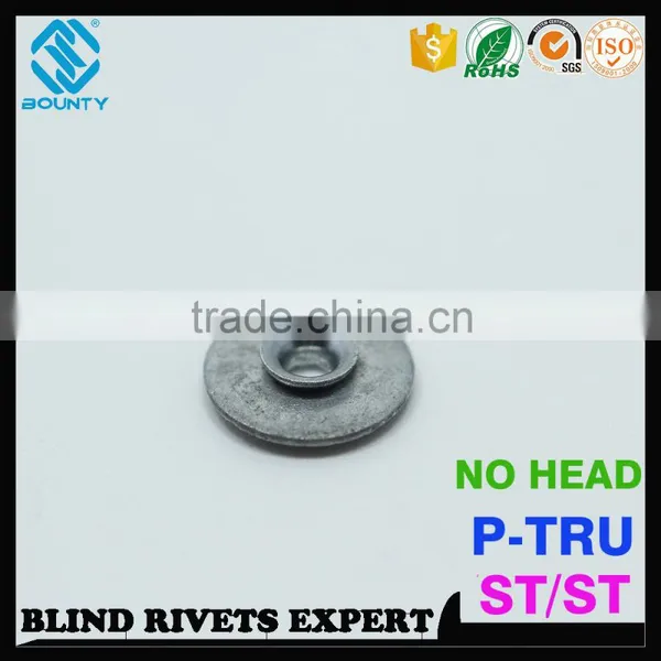 HIGH QUALITY DOUBLE CSK COUNTERSUNK STEEL P-T BLIND RIVETS FOR PC BOARDS photo-4