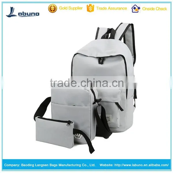 2016 Custom Canvas Leisure Back to School Bags Backpack