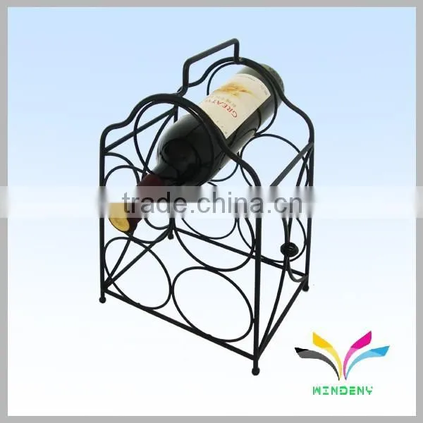 Kitchen Accessory Modern Design Metal Wire Red Wine Rack photo-5