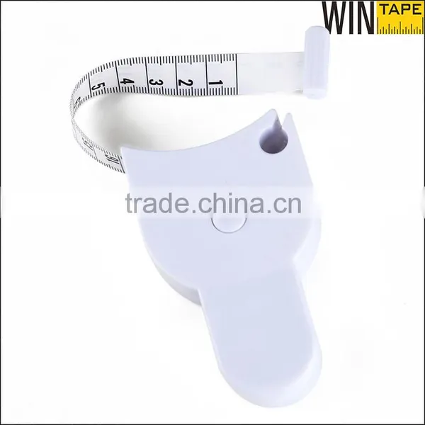 New 2016 Company Logo Design Plastic Case Body Circumference Waist Fiberglass Measuring Tape 150cm photo-3