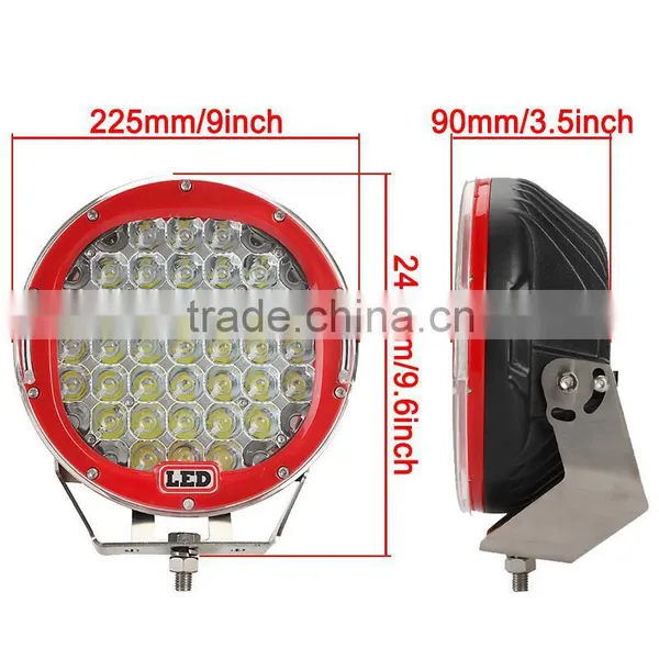 185W Led Work Light High Performance Led Driving Lights 5W Cre-e Leds 9" 12V Led Worklights for Trucks SUV ATV UTV photo-5
