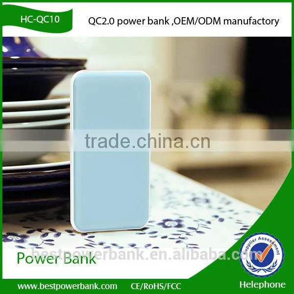 HC-QC01 High Capacity Smartphone PowerBank, Wholesale 10000mAh Portable Charger photo-6