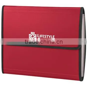 A4 PP Expandable File Case With Notepad for Promotion-HYFD001 photo-3