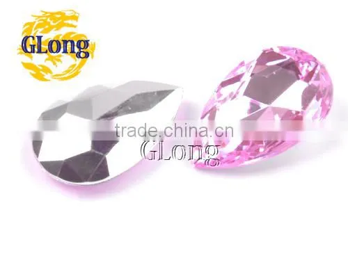 20*30mm Water Drop Shaped Acrylic Point Back Mix Color Rhinestone&Crystal For Stylish Bags Garment Shoes #GY016-30P(Mix-s) photo-5