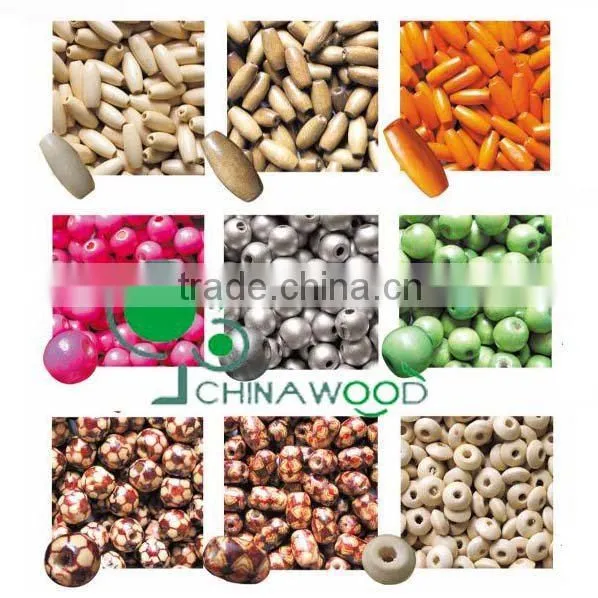 Square,Oval,Round and Painted Wood Beads
