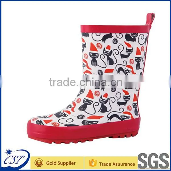 Cute Kids Rain Boots Rubber Rain Boots 66962