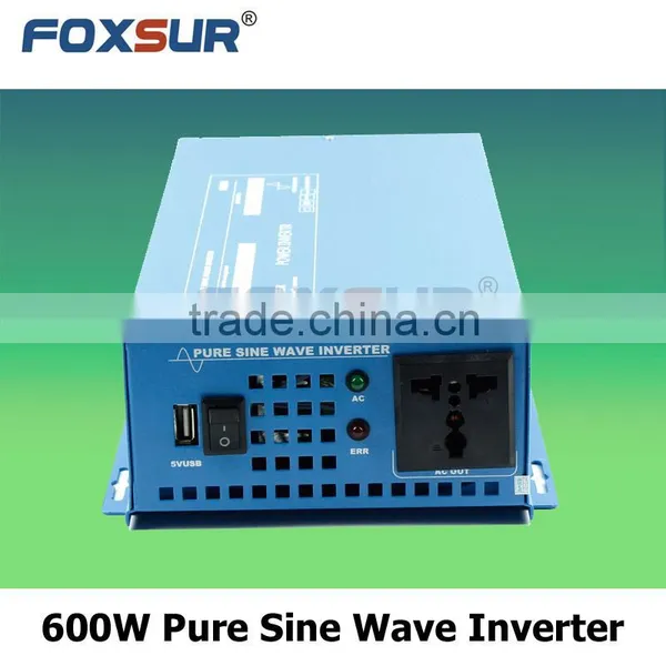 600W Off Grid New Design With Top Quality Pure Sine Wave Inverter for Business Products 12V DC to 110V AC Car Inverter photo-3
