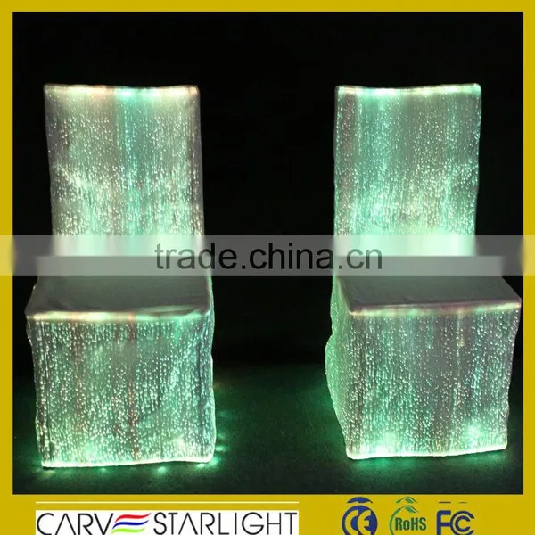 Luminous Chair Cover Wedding Illuminated Wedding Chair Covers photo-3
