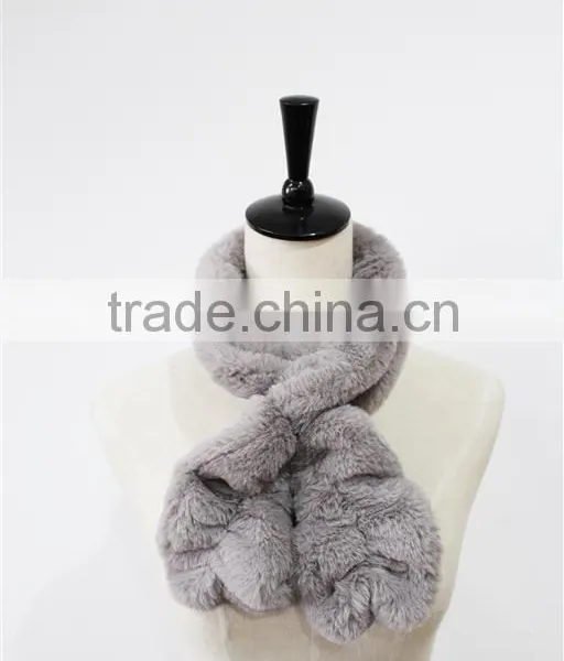 New Design Fashion Women Fake Fur Scarf/shawl photo-2