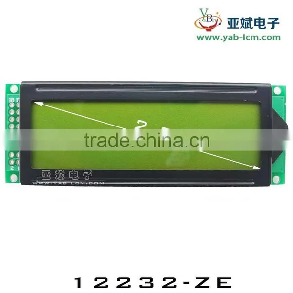 YB12232ZE Liquid Crystal Lattice Screen, Graphic Dot Matrix Screen, Graphic Dot Matrix LCD Factory