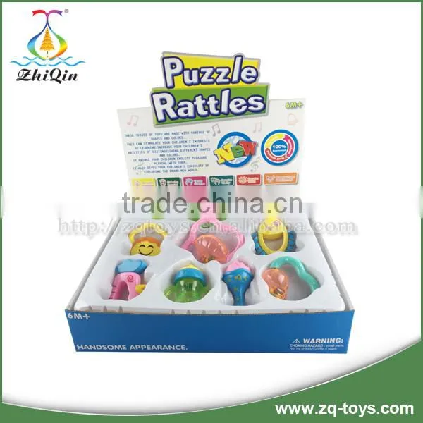 Hot Selling Baby Crib Baby Rattle Plastic Toy Baby Toy Play Set