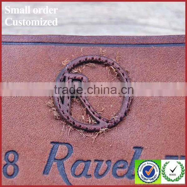 High Quality Woman Bags Genuine Leather Bag Patch Labels photo-3
