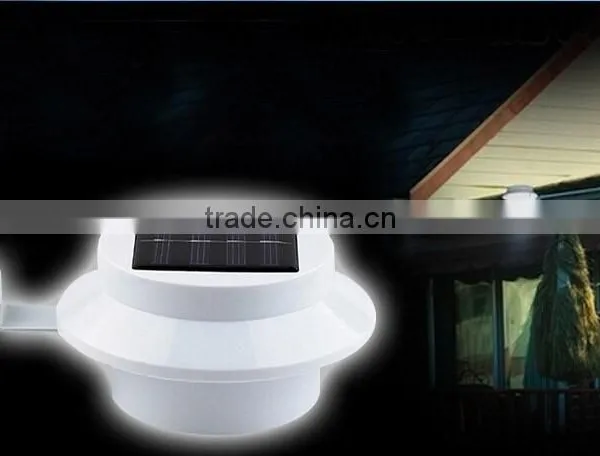 NEW Solar Powered Wall Pathway Lighting / Fence Gutter Outdoor Solar Garden Yard LED Light photo-2