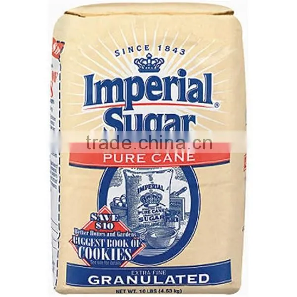 Bopp lamination woven bag 20kg sugar packaging woven bag 50kg