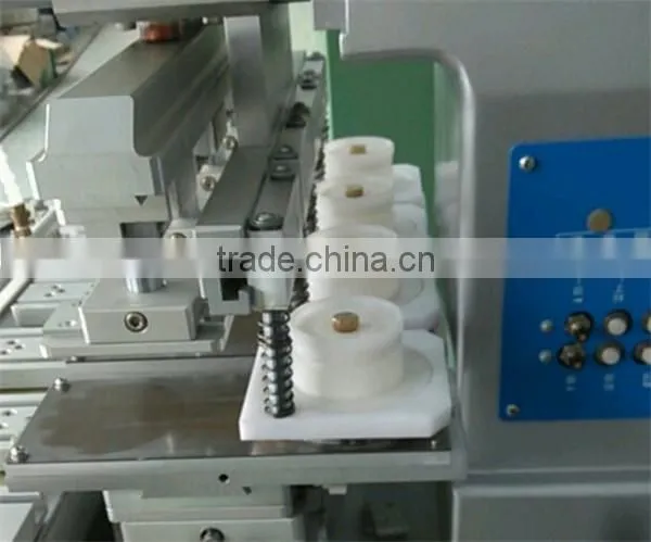 TM-C4-CT 4 Color 8 Station Ink Cup Pad Printer With Conveyor photo-2