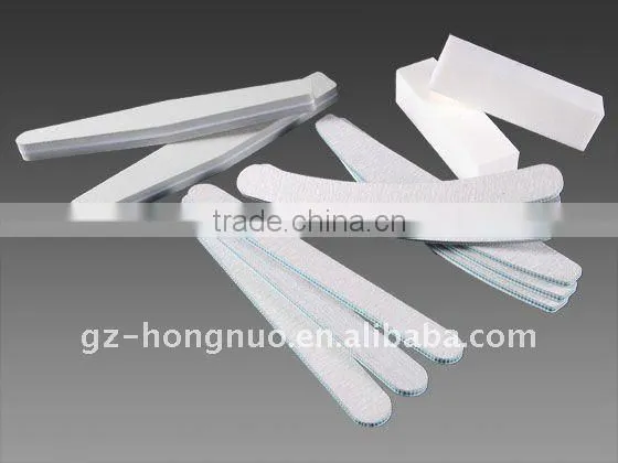 13 Pcs Straight Flexual Lune Nail Files Sanding White Buffer Block Kit HN1122