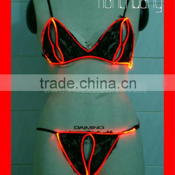 RF Remote Lighting Hot Girl Club Dance Wear 2016 New photo-4
