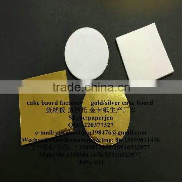 Thickness Paper Grey Back Recycled Cake Boards Cheap MDF Board 10inch Cardboard Cake Base With Handle photo-3