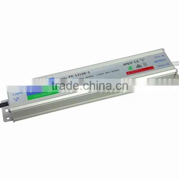 New Thin Shell dc 12v Power Supply 100w Led Driver for Led Strip