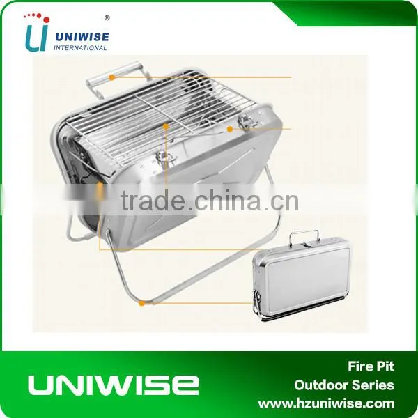 Outdoor/indoor Box BBQ Grill/bbq Charcoal Grill