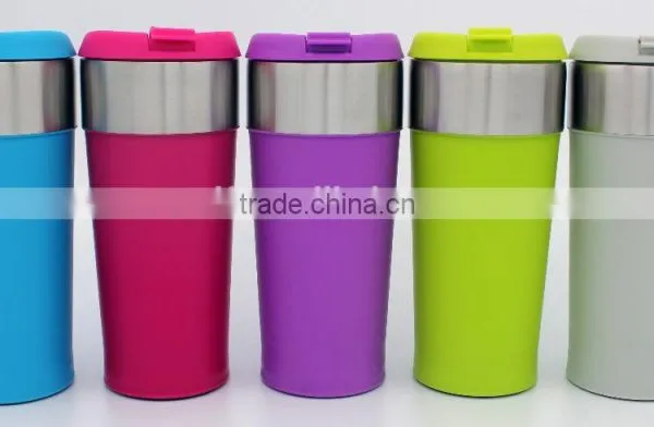 New Design Hihg Quality Double Wall Auto Mug/travel Mug/tumbler