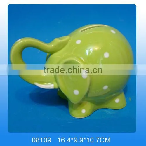 Hot Selling Ceramic Animal Coin Bank ,ceramic Dog Coin Bank for Wholesale photo-2